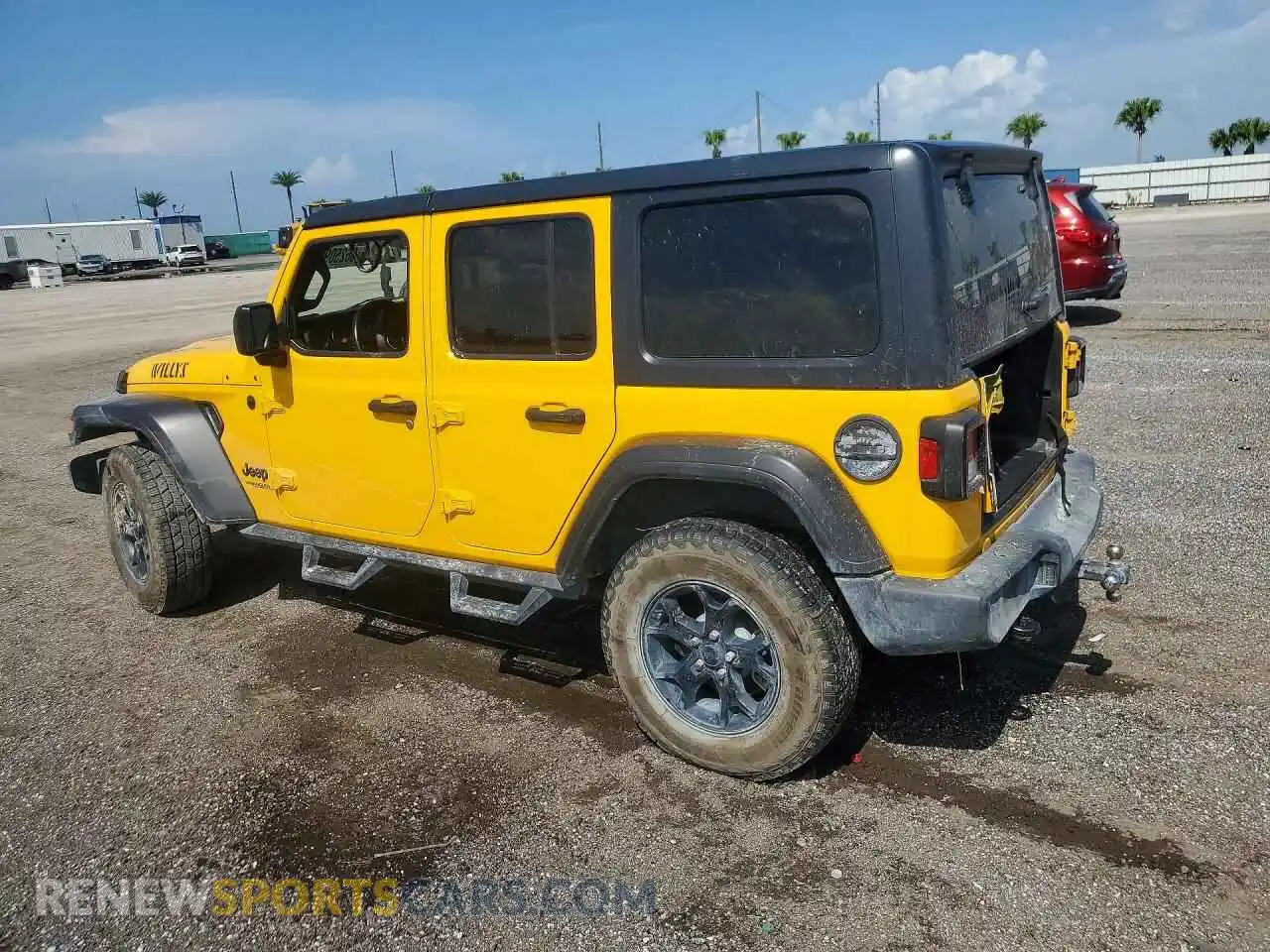 2 fotografías del automóvil dañado 1C4HJXDG8MW542465 JEEP WRANGLER 2021