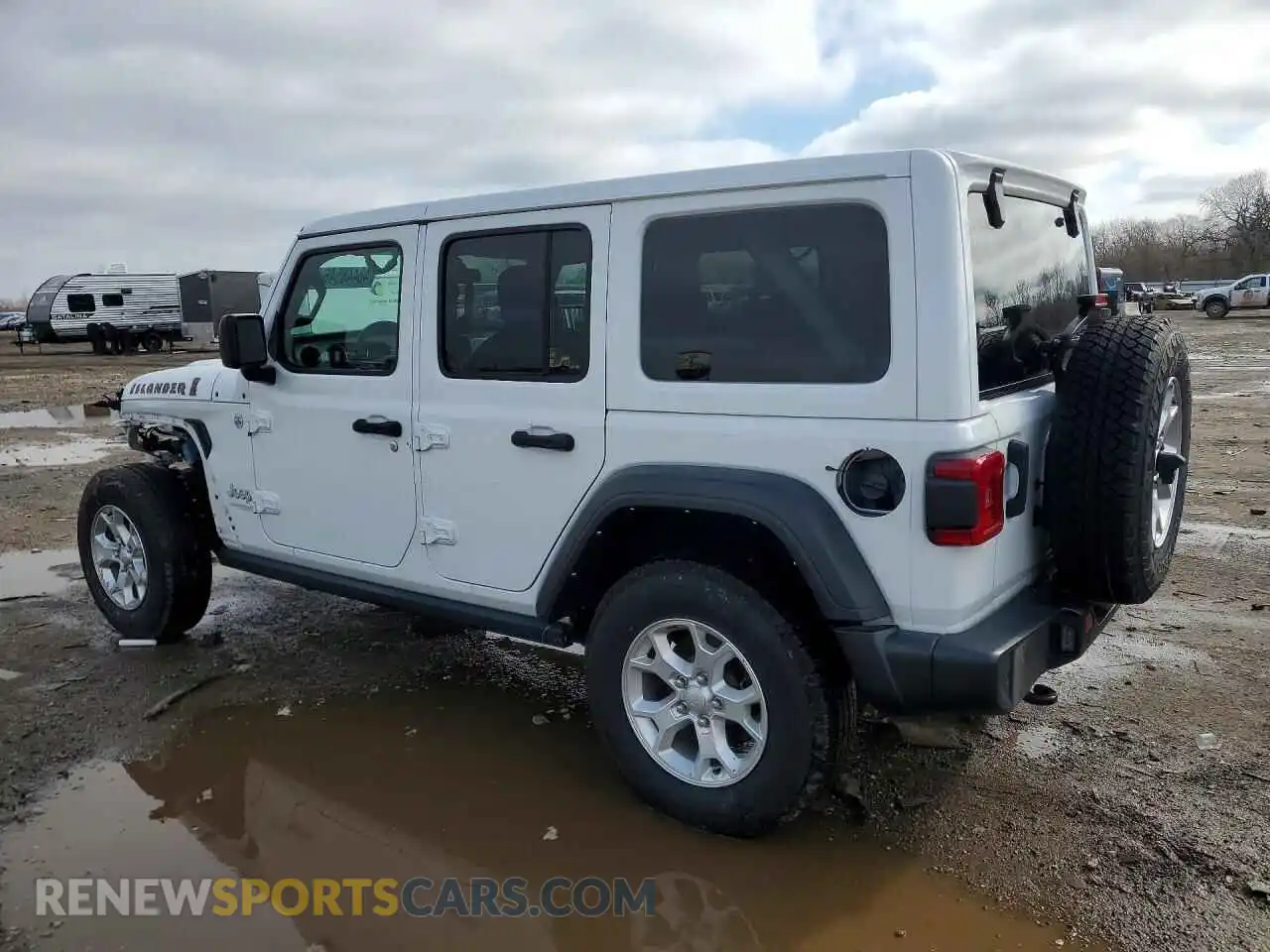 2 Photograph of a damaged car 1C4HJXDG8MW662945 JEEP WRANGLER 2021