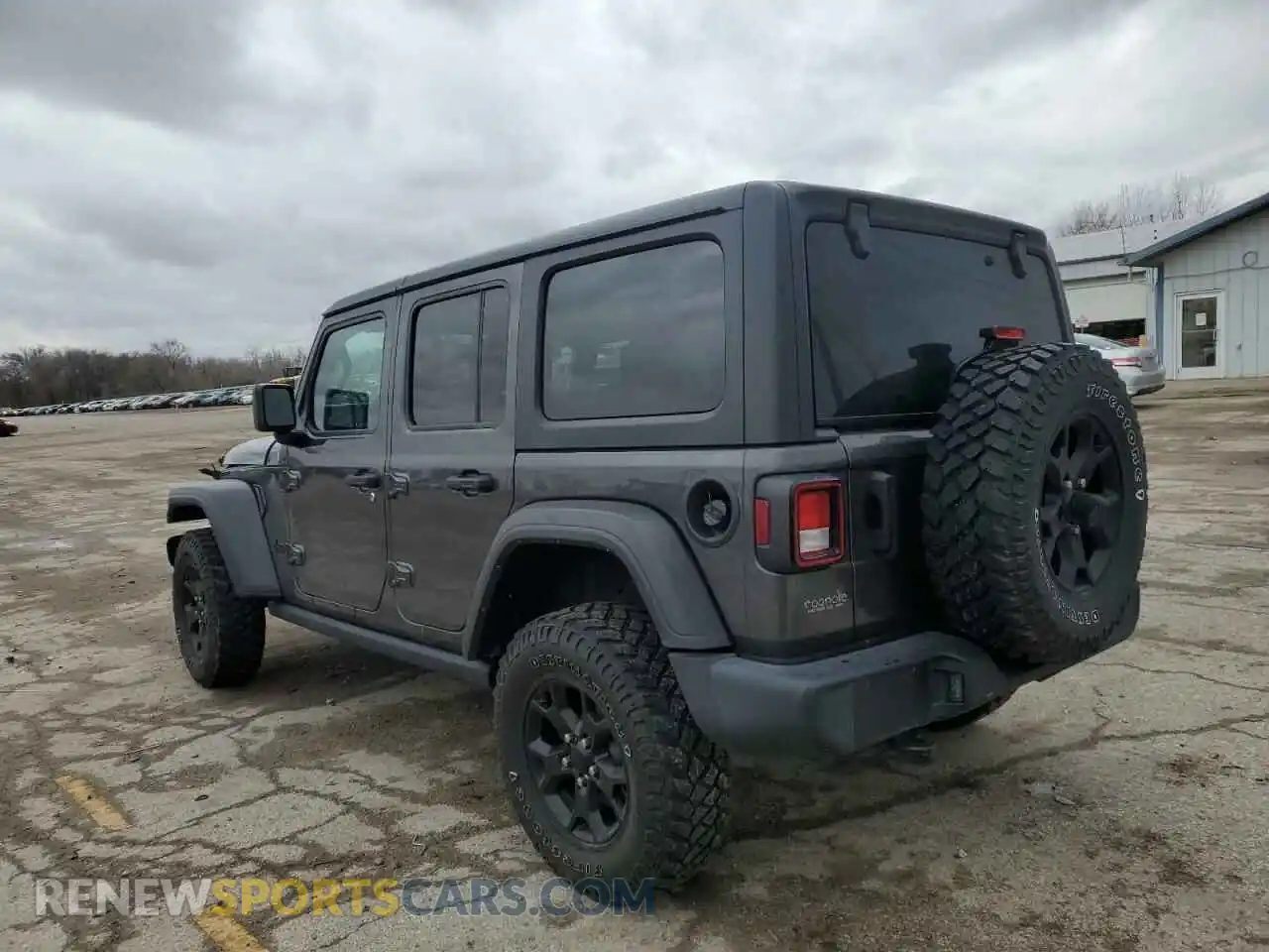 2 Photograph of a damaged car 1C4HJXDG8MW837159 JEEP WRANGLER 2021