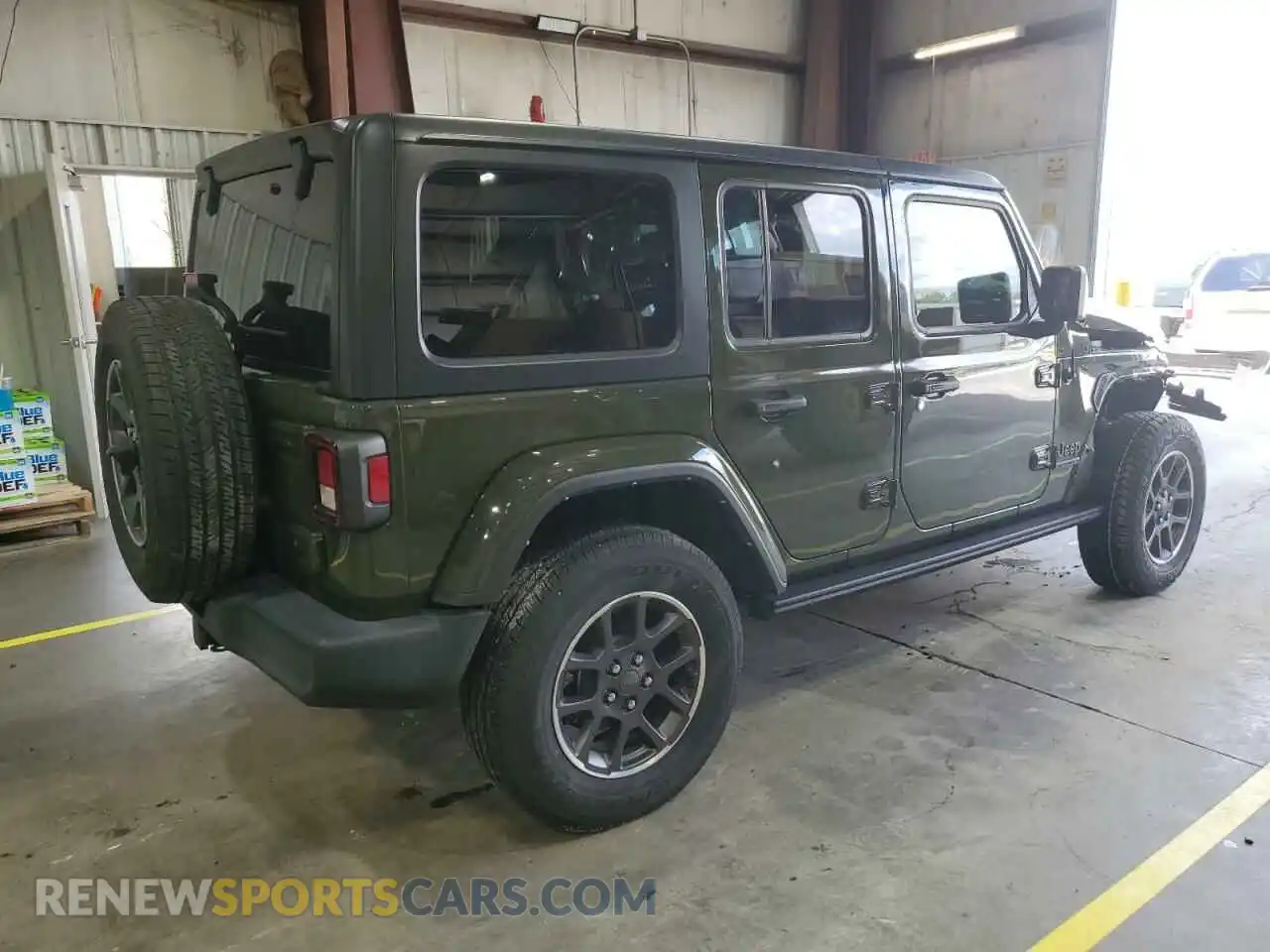 3 Photograph of a damaged car 1C4HJXDG9MW607209 JEEP WRANGLER 2021