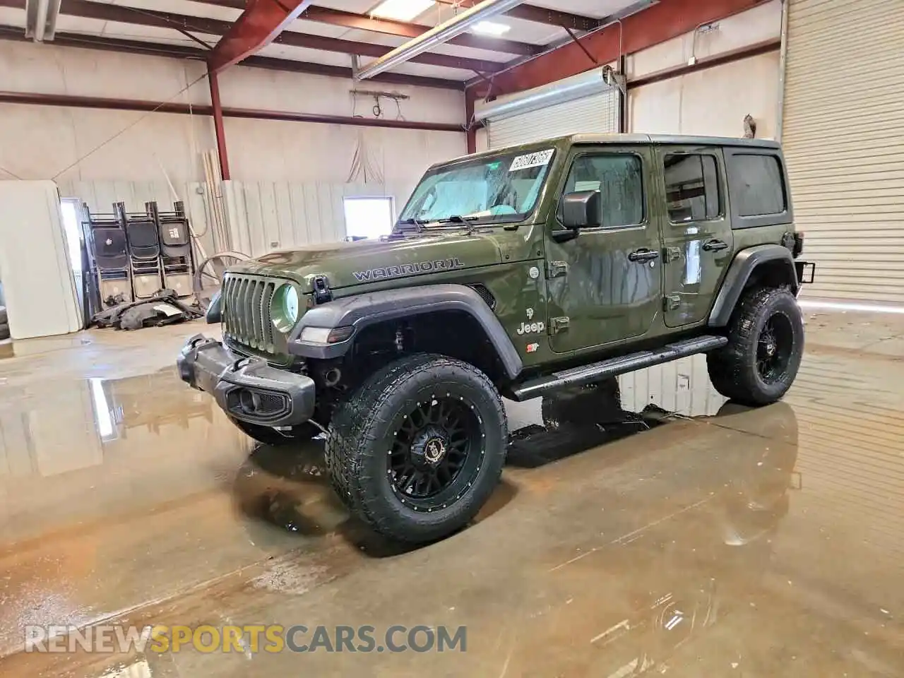 1 Photograph of a damaged car 1C4HJXDGXMW505286 JEEP WRANGLER 2021