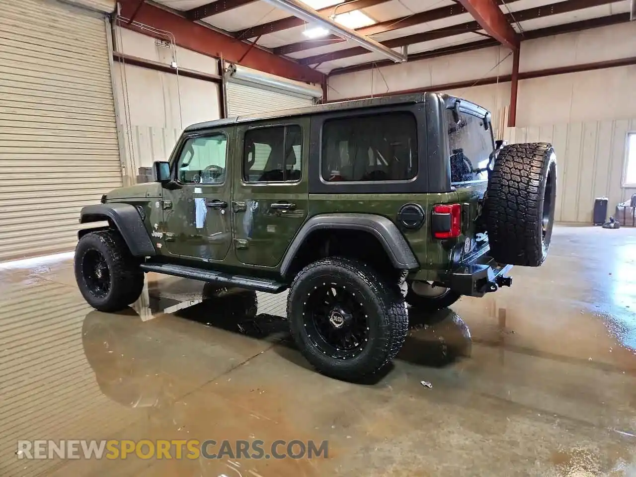 2 Photograph of a damaged car 1C4HJXDGXMW505286 JEEP WRANGLER 2021