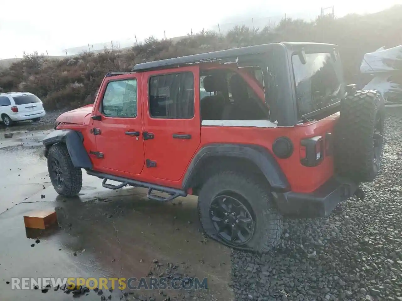 2 Photograph of a damaged car 1C4HJXDGXMW546873 JEEP WRANGLER 2021