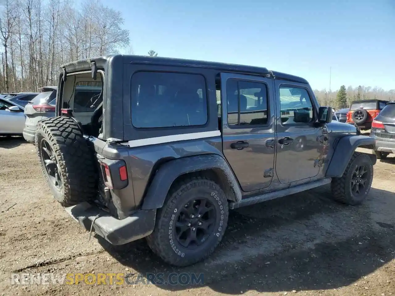 3 fotografías del automóvil dañado 1C4HJXDGXMW608997 JEEP WRANGLER 2021