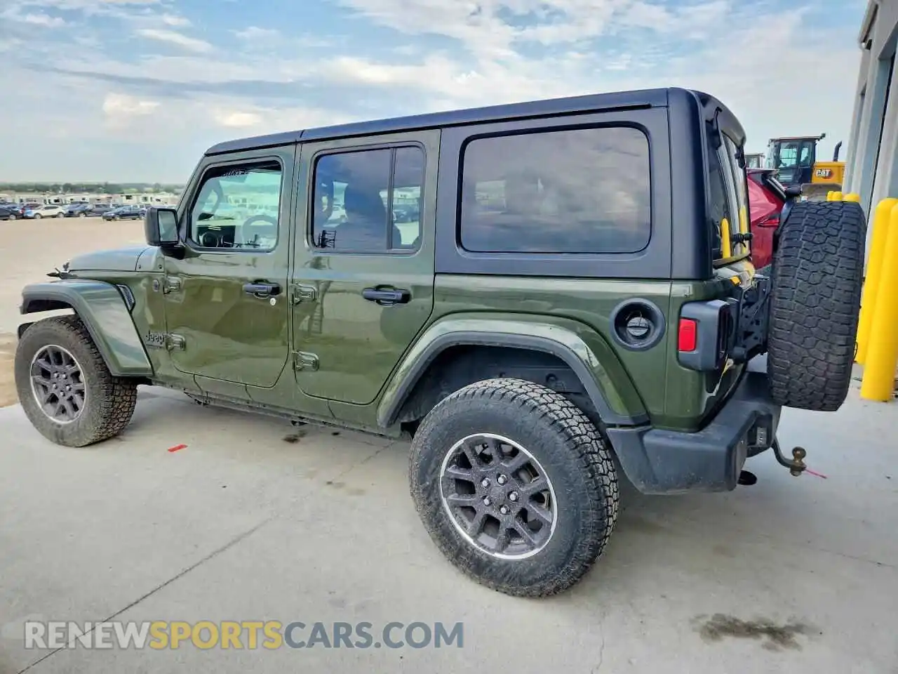 2 Photograph of a damaged car 1C4HJXDGXMW711417 JEEP WRANGLER 2021