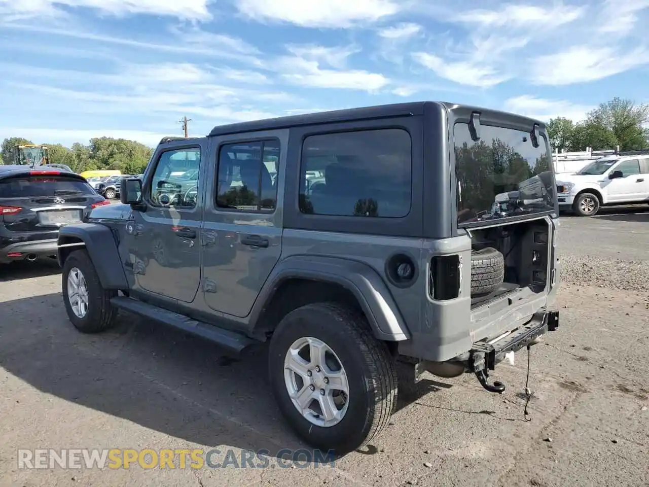2 Photograph of a damaged car 1C4HJXDGXMW804020 JEEP WRANGLER 2021