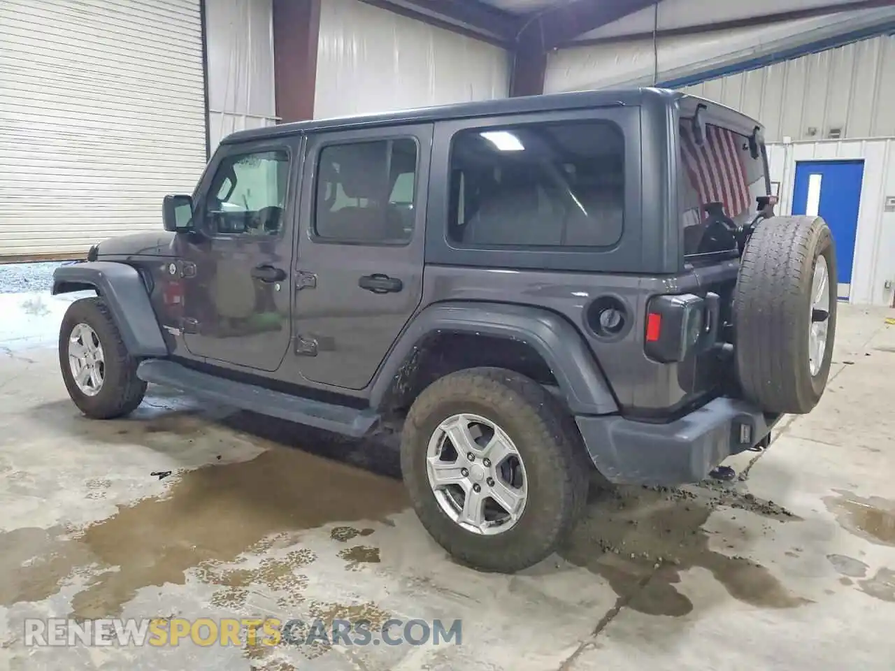2 Photograph of a damaged car 1C4HJXDGXMW822470 JEEP WRANGLER 2021
