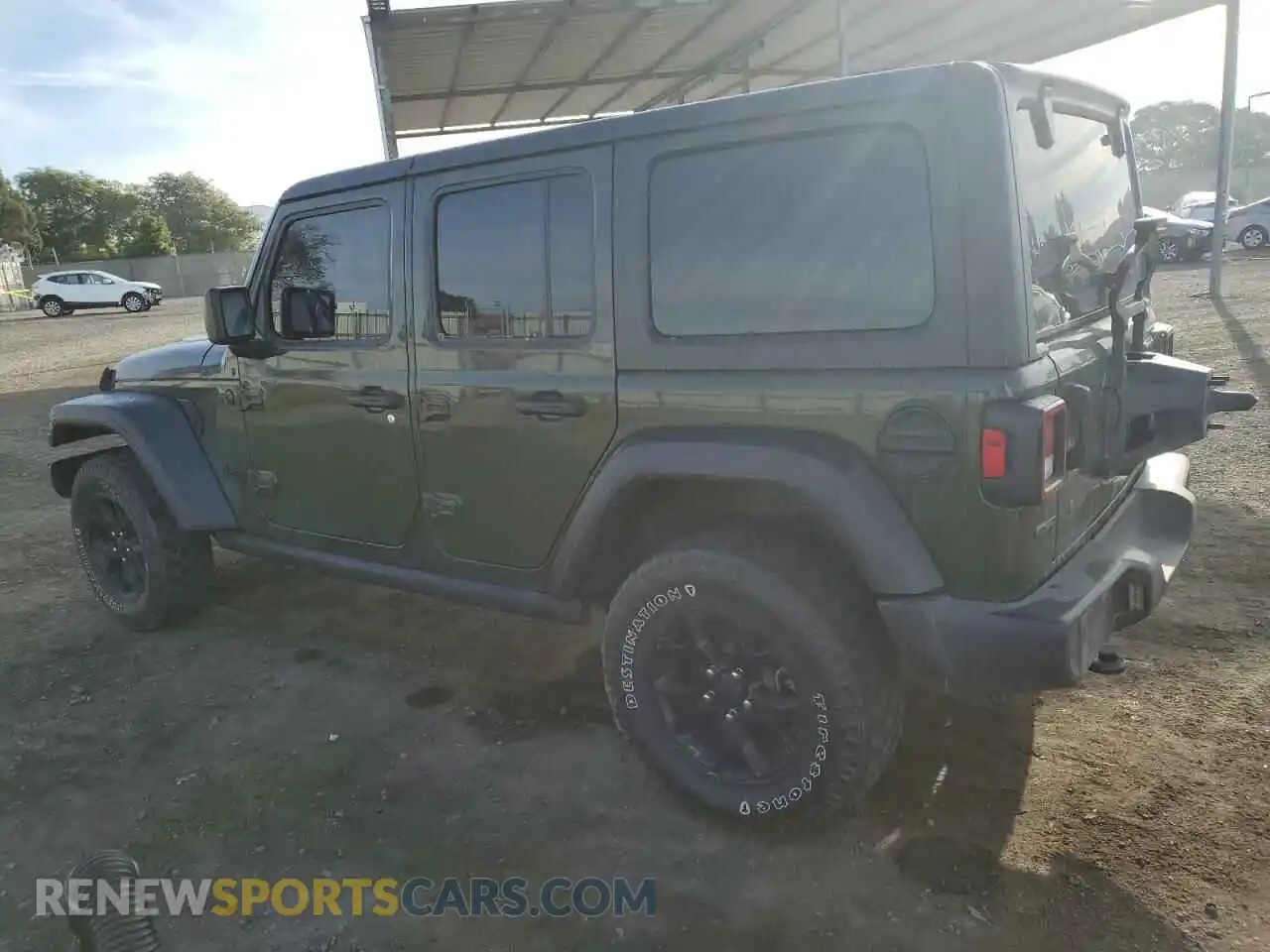 2 Photograph of a damaged car 1C4HJXDM0MW655574 JEEP WRANGLER 2021