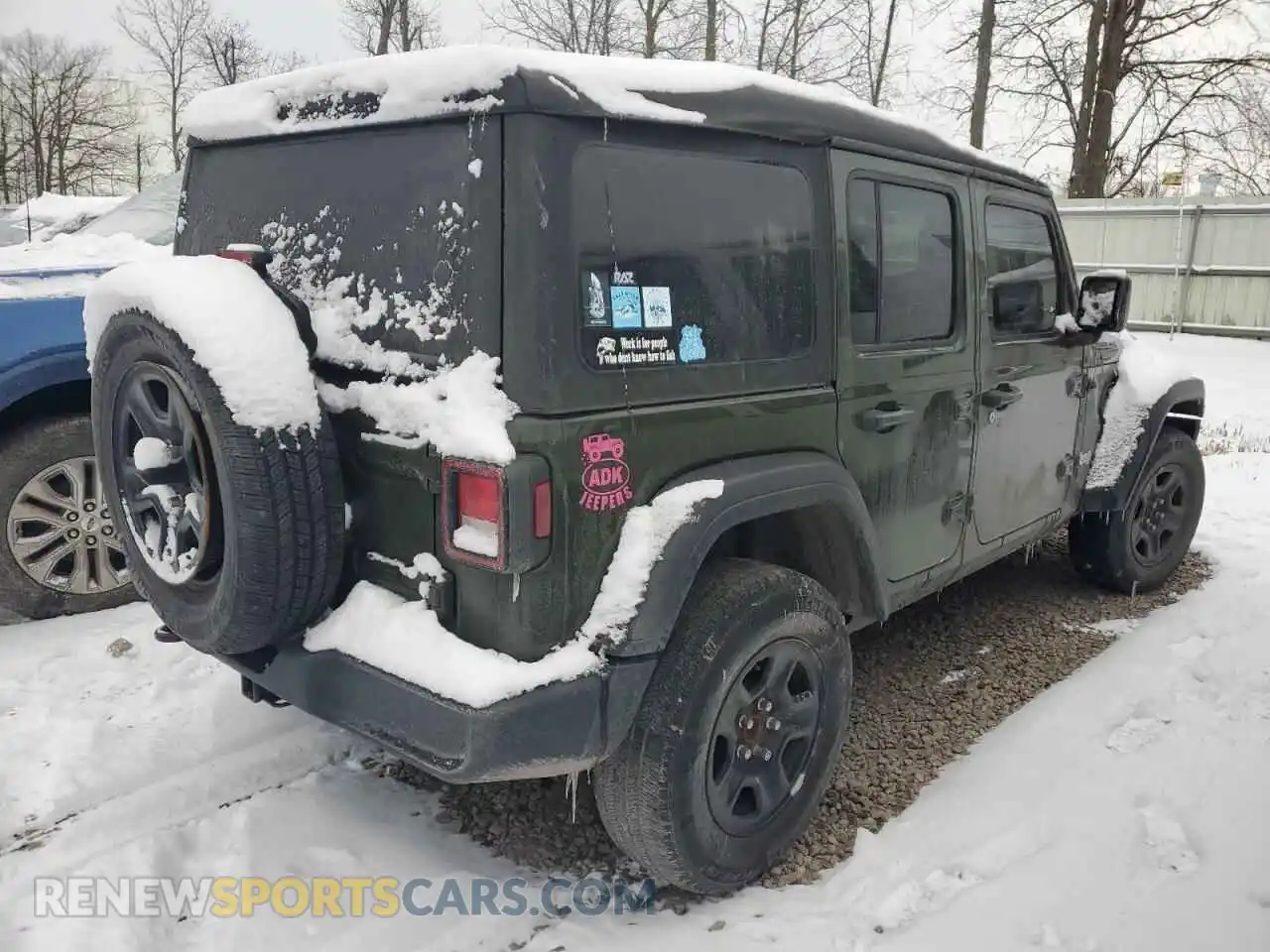3 fotografías del automóvil dañado 1C4HJXDM1MW658239 JEEP WRANGLER 2021