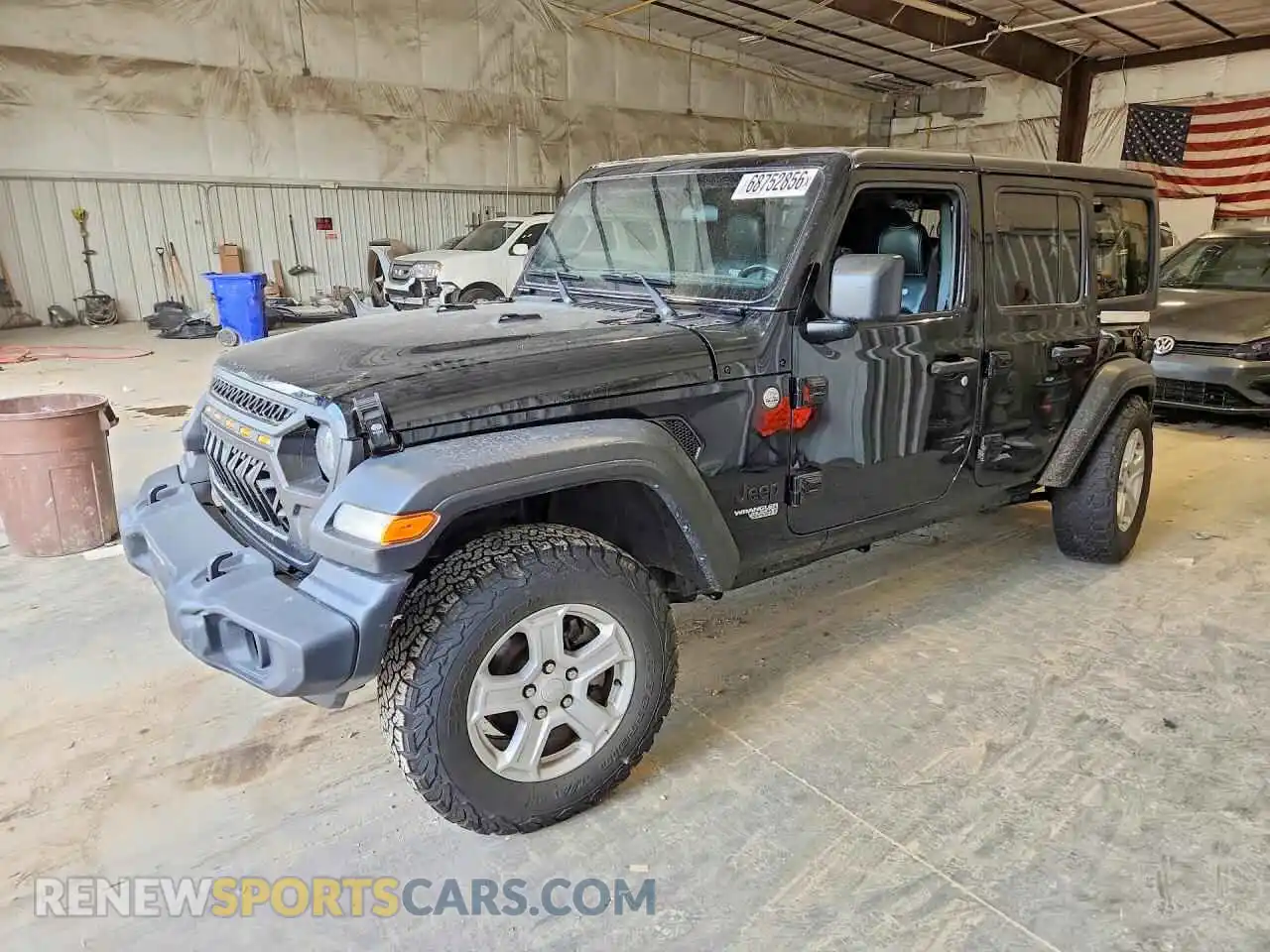 1 Photograph of a damaged car 1C4HJXDM4MW771845 JEEP WRANGLER 2021