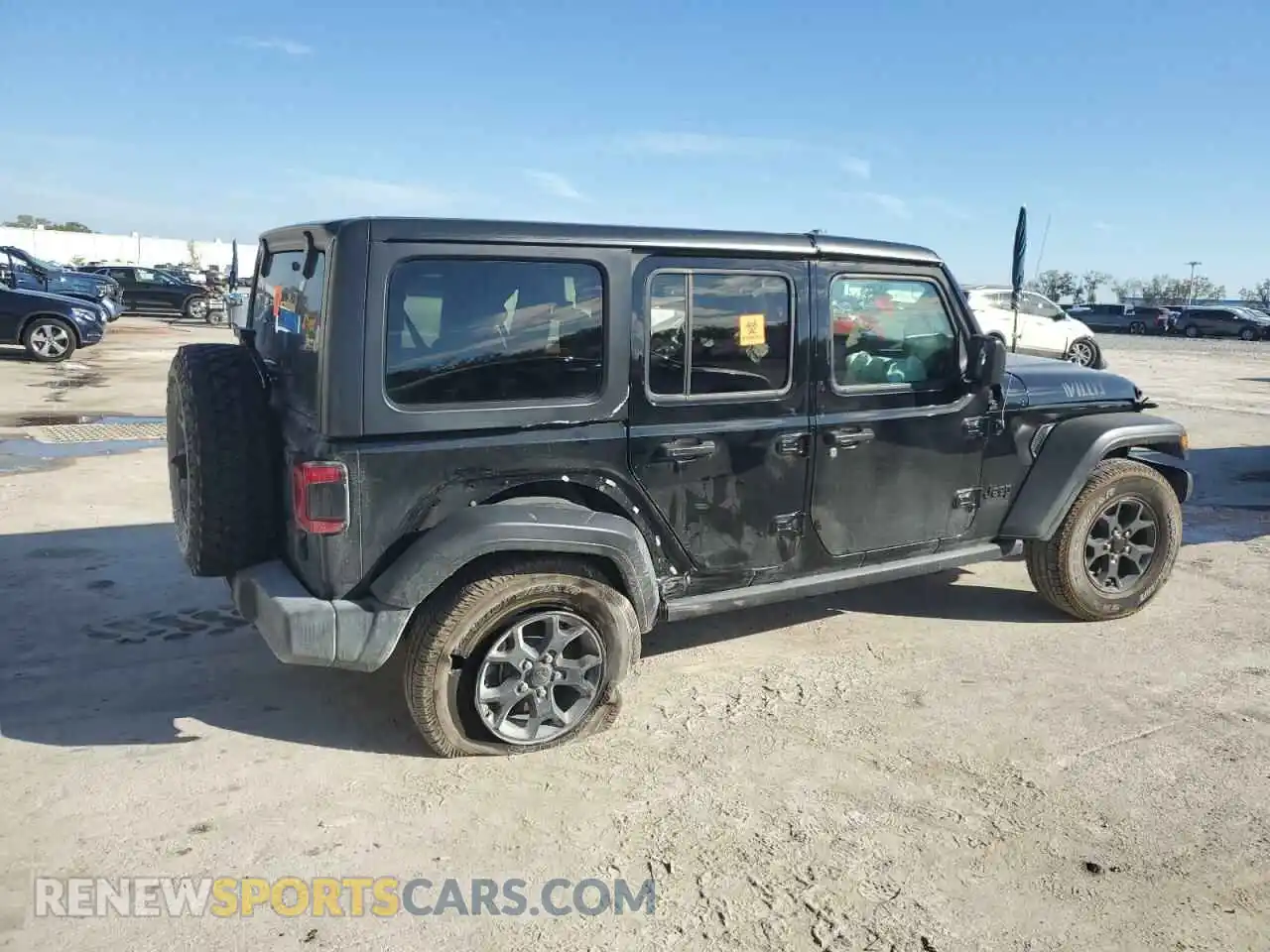 3 Photograph of a damaged car 1C4HJXDM8MW530712 JEEP WRANGLER 2021