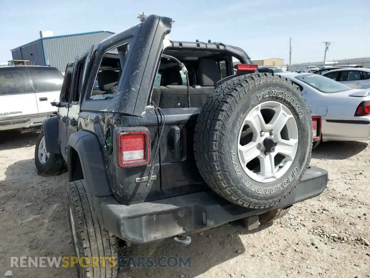 2 Photograph of a damaged car 1C4HJXDM8MW581546 JEEP WRANGLER 2021