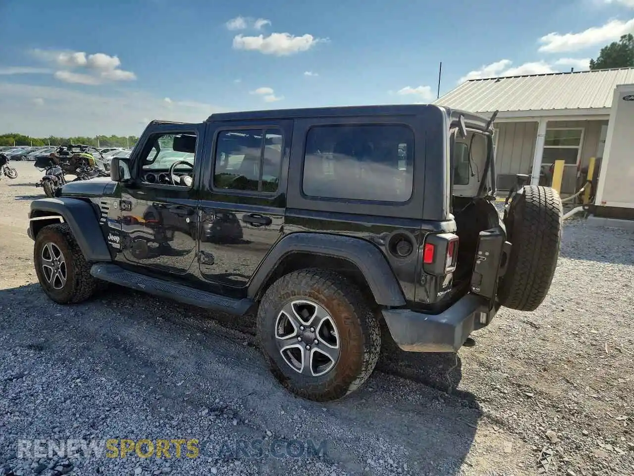 2 fotografías del automóvil dañado 1C4HJXDN0MW521267 JEEP WRANGLER 2021