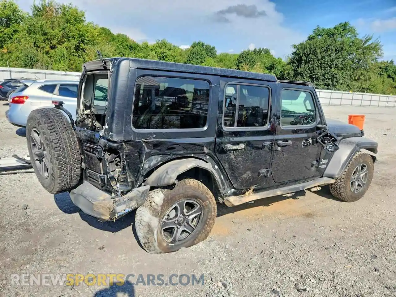 3 fotografías del automóvil dañado 1C4HJXDN0MW521267 JEEP WRANGLER 2021