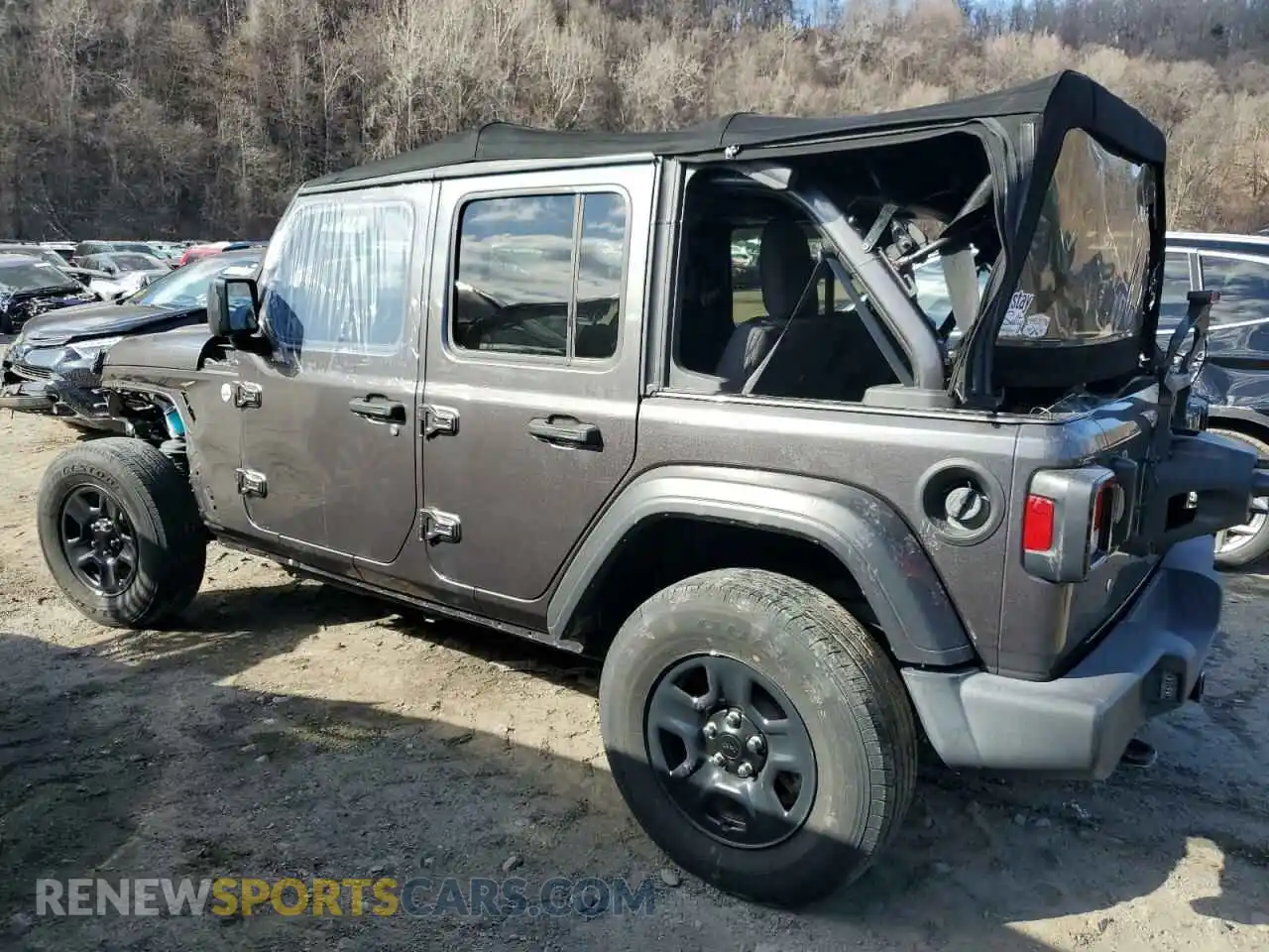 2 Photograph of a damaged car 1C4HJXDN0MW568542 JEEP WRANGLER 2021