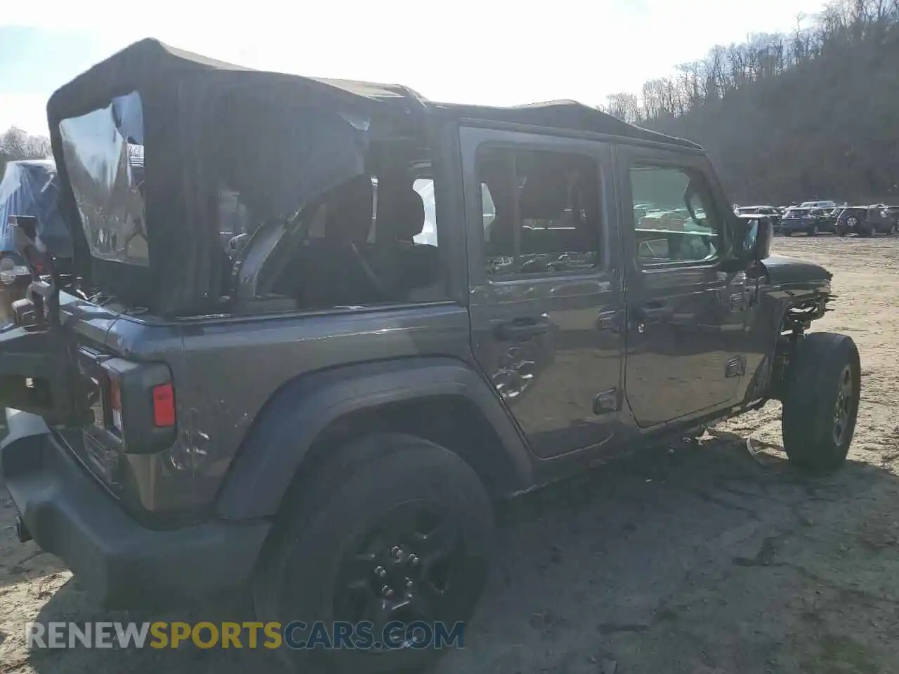 3 Photograph of a damaged car 1C4HJXDN0MW568542 JEEP WRANGLER 2021