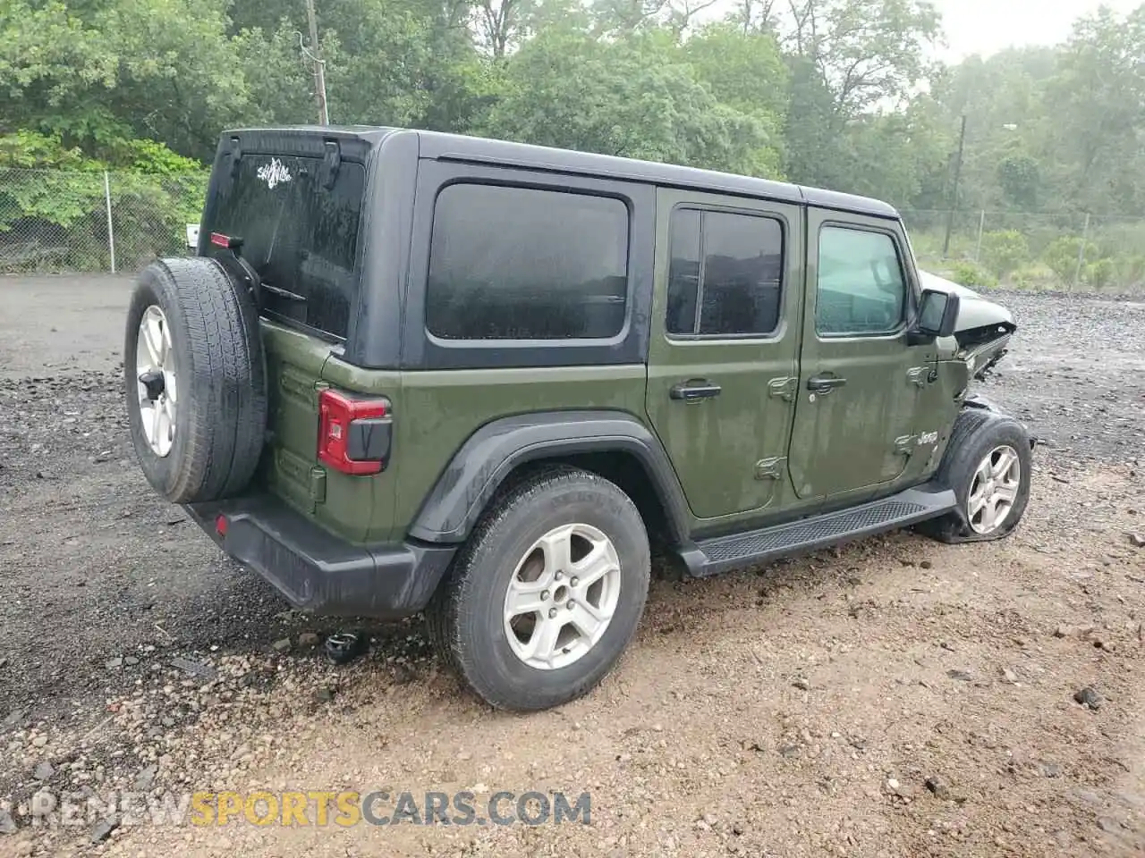 3 Photograph of a damaged car 1C4HJXDN0MW659729 JEEP WRANGLER 2021