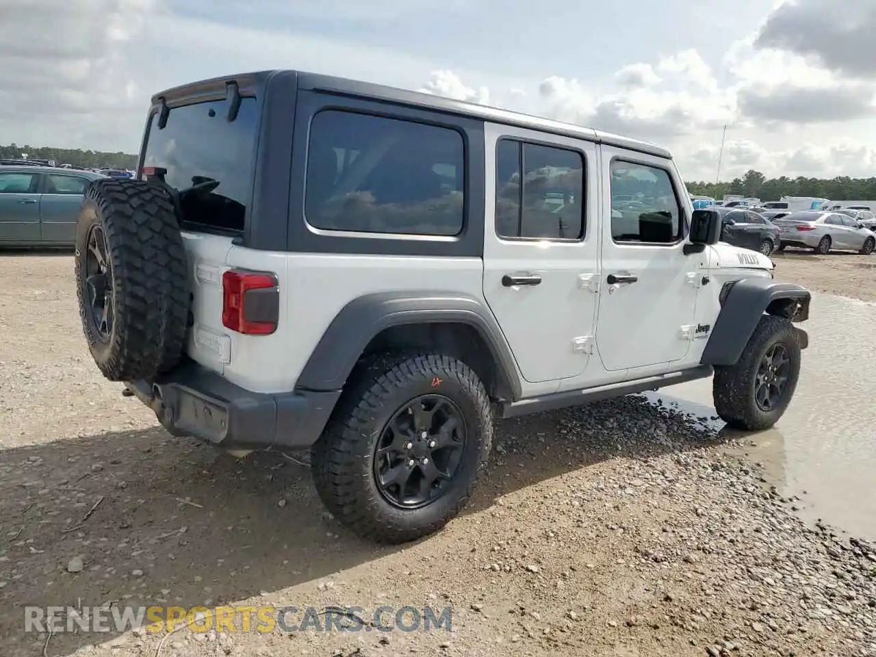 3 Photograph of a damaged car 1C4HJXDN1MW505451 JEEP WRANGLER 2021