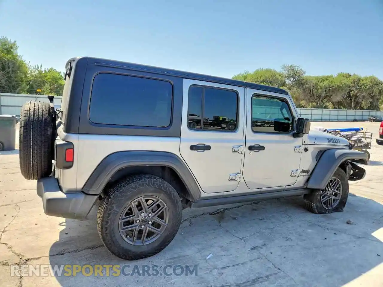 3 Photograph of a damaged car 1C4HJXDN1MW548977 JEEP WRANGLER 2021