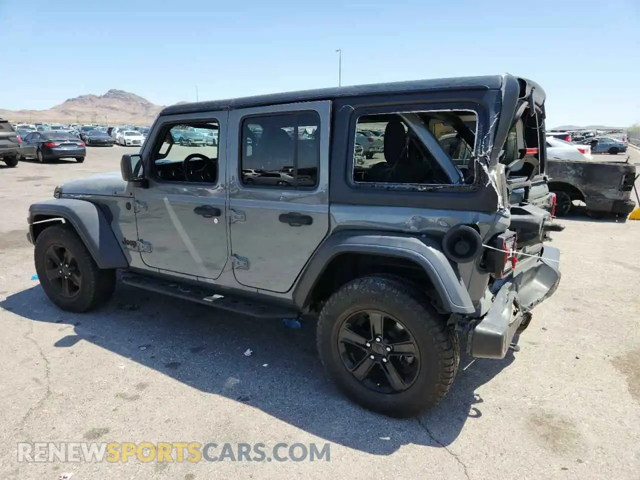 2 Photograph of a damaged car 1C4HJXDN1MW599735 JEEP WRANGLER 2021