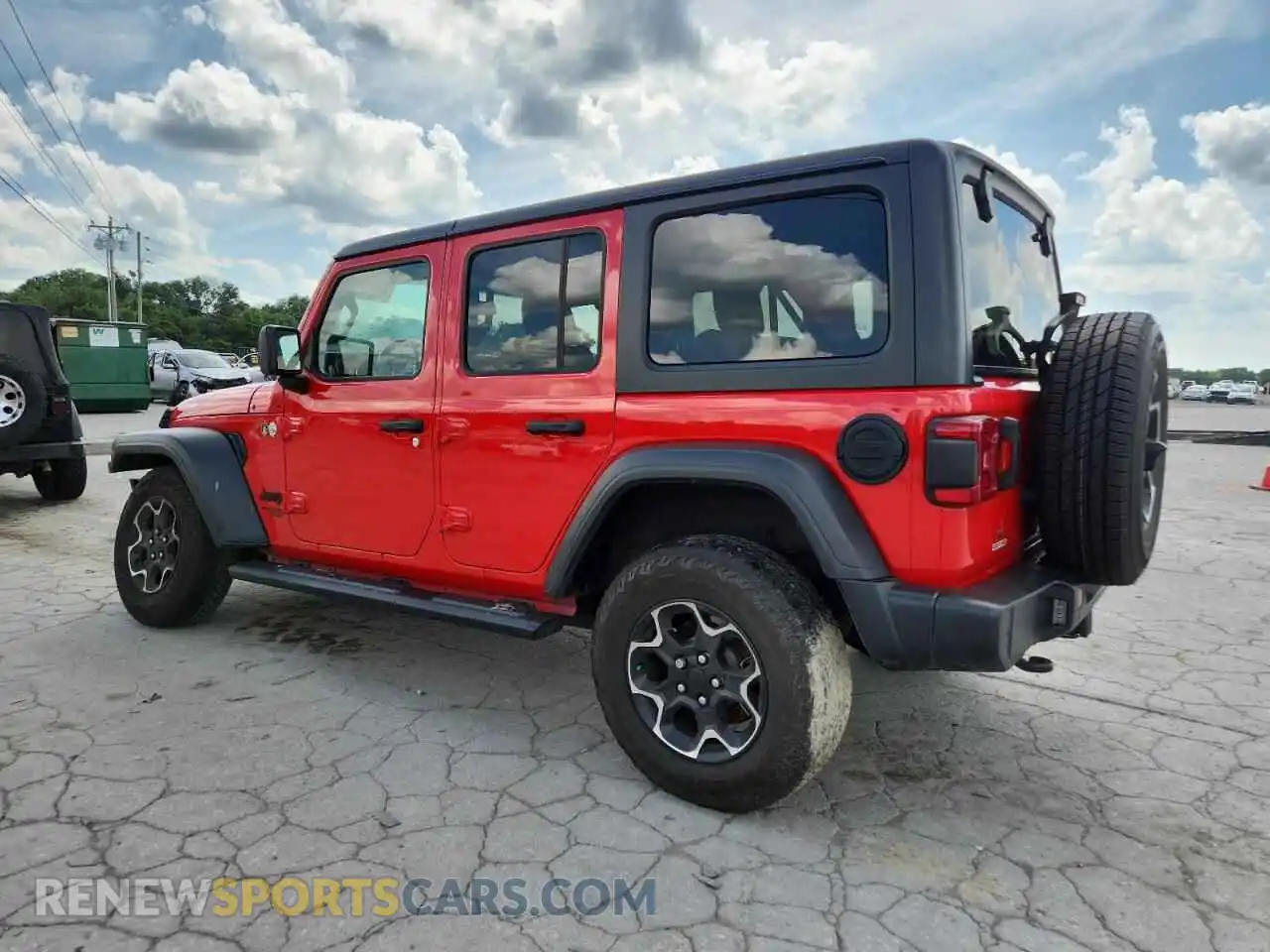 2 Фотография поврежденного автомобиля 1C4HJXDN1MW707058 JEEP WRANGLER 2021