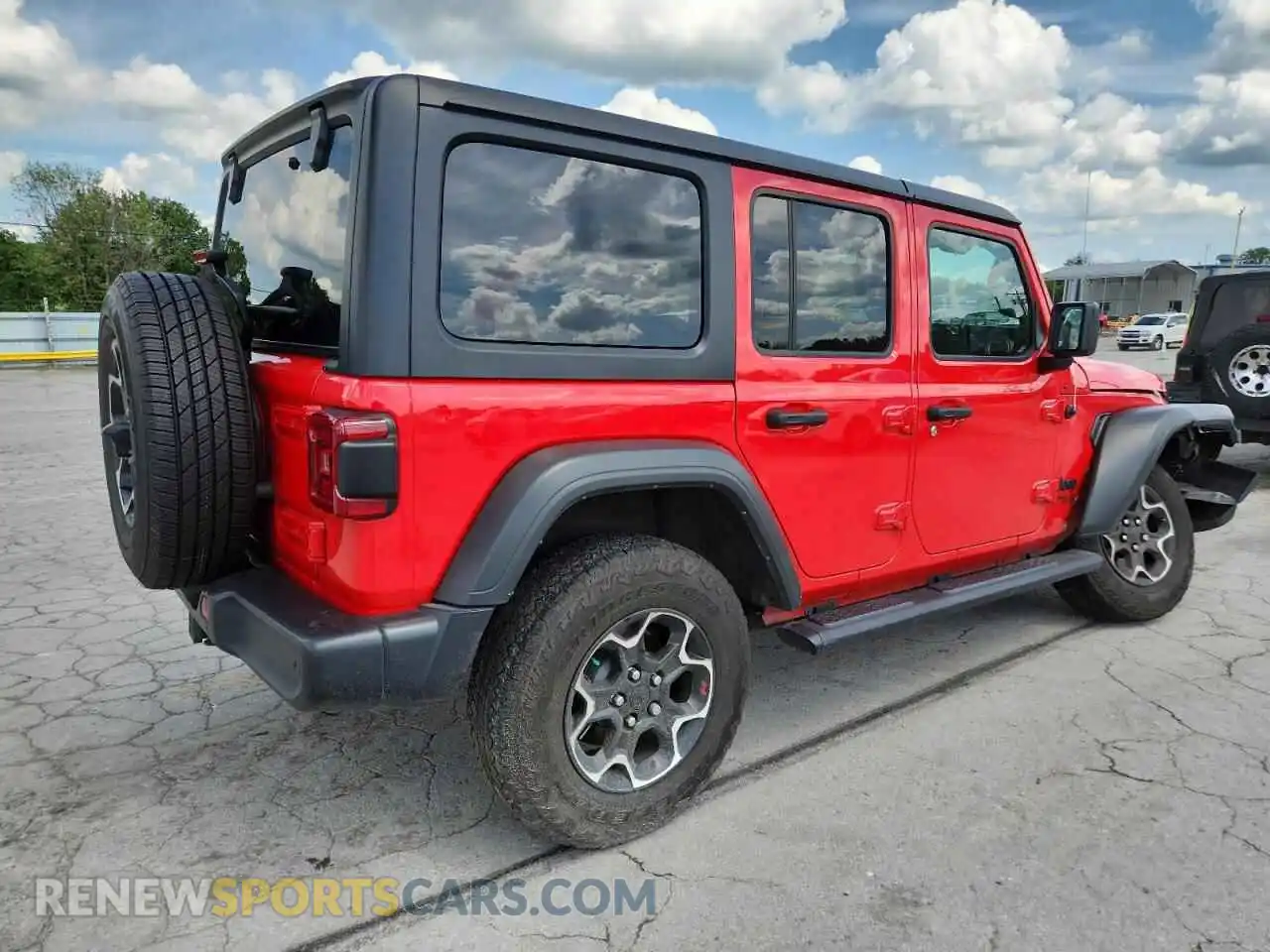 3 Фотография поврежденного автомобиля 1C4HJXDN1MW707058 JEEP WRANGLER 2021