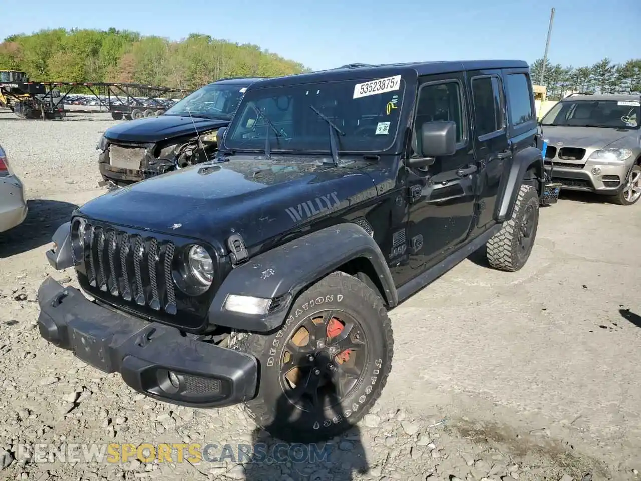 1 Photograph of a damaged car 1C4HJXDN1MW816202 JEEP WRANGLER 2021