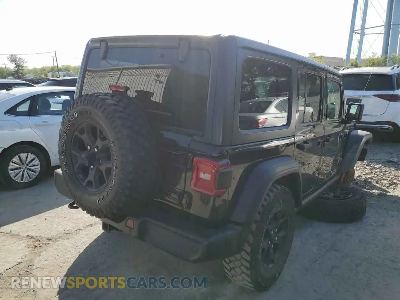 3 Photograph of a damaged car 1C4HJXDN1MW816202 JEEP WRANGLER 2021