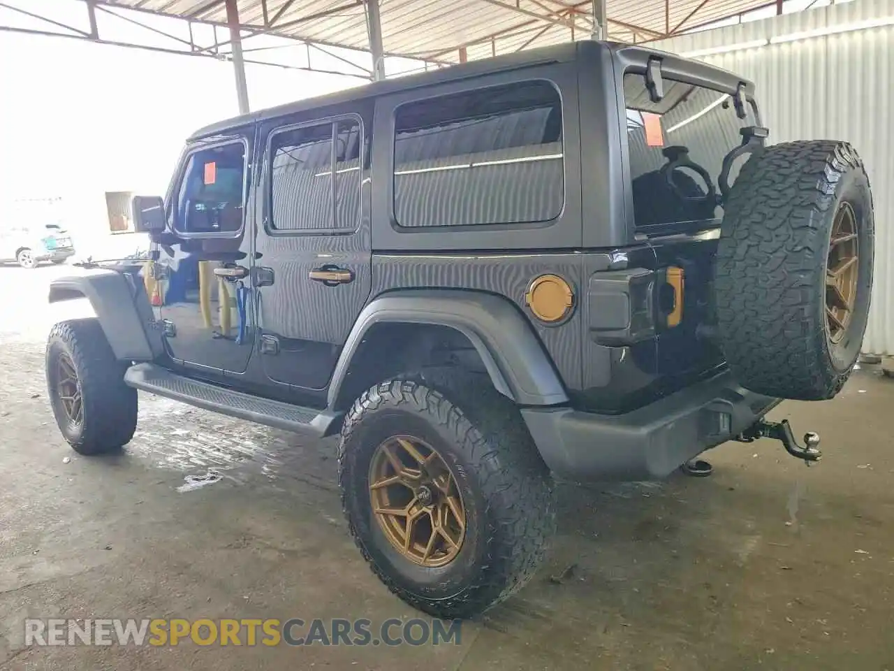 2 fotografías del automóvil dañado 1C4HJXDN1MW866078 JEEP WRANGLER 2021