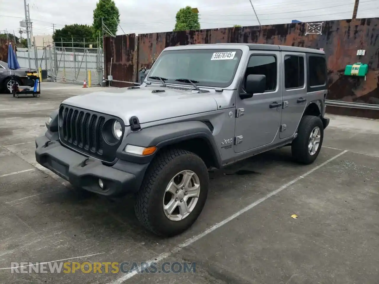 1 Photograph of a damaged car 1C4HJXDN2MW515423 JEEP WRANGLER 2021