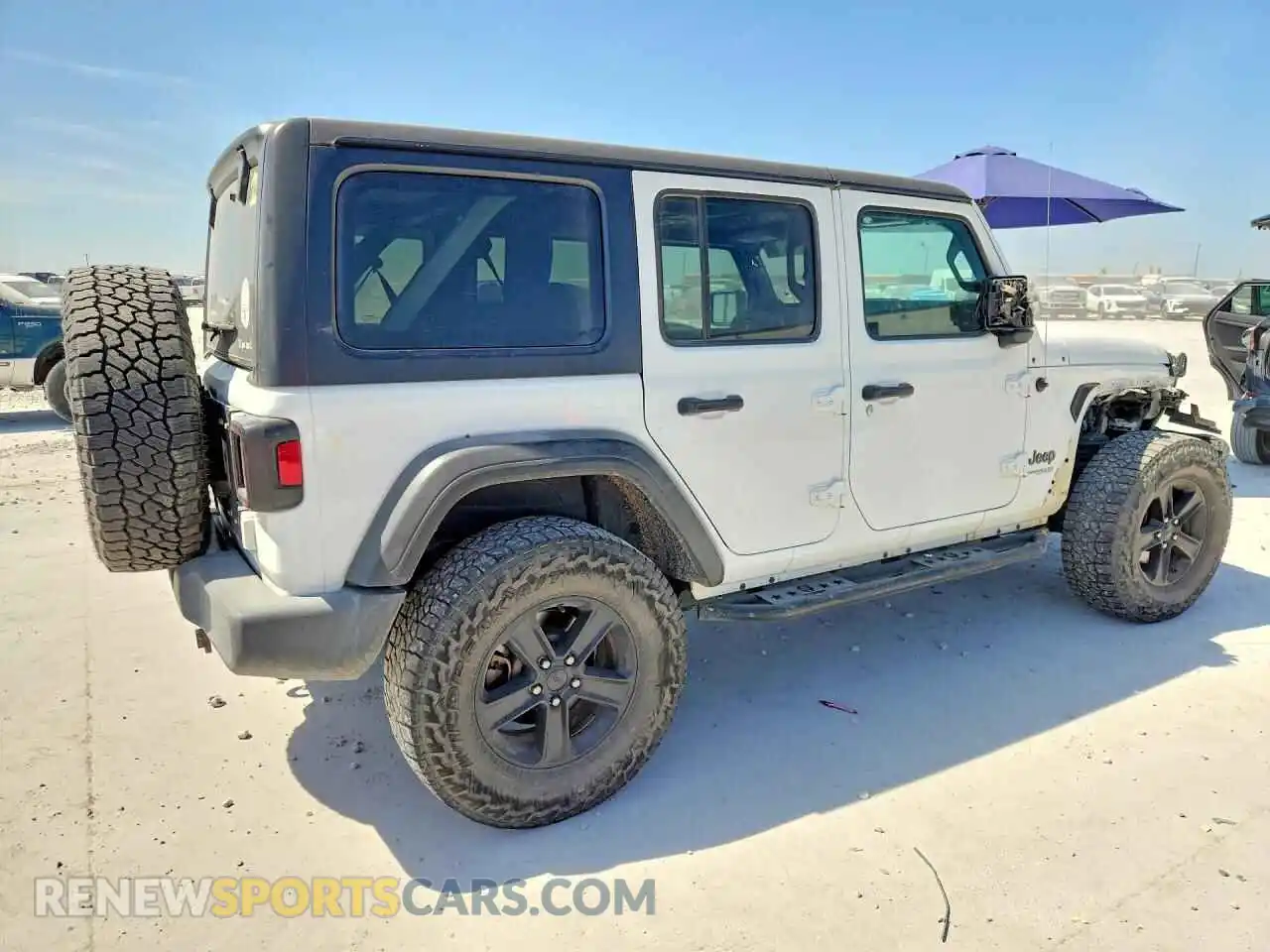 3 Photograph of a damaged car 1C4HJXDN2MW576383 JEEP WRANGLER 2021