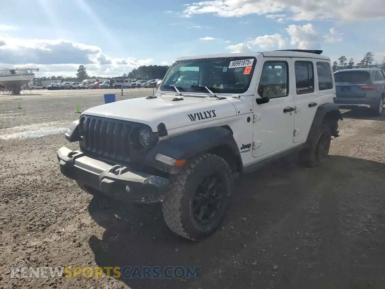 1 Photograph of a damaged car 1C4HJXDN2MW589487 JEEP WRANGLER 2021
