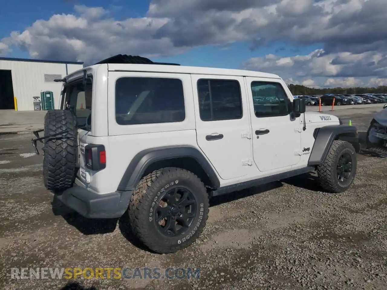 3 Photograph of a damaged car 1C4HJXDN2MW589487 JEEP WRANGLER 2021