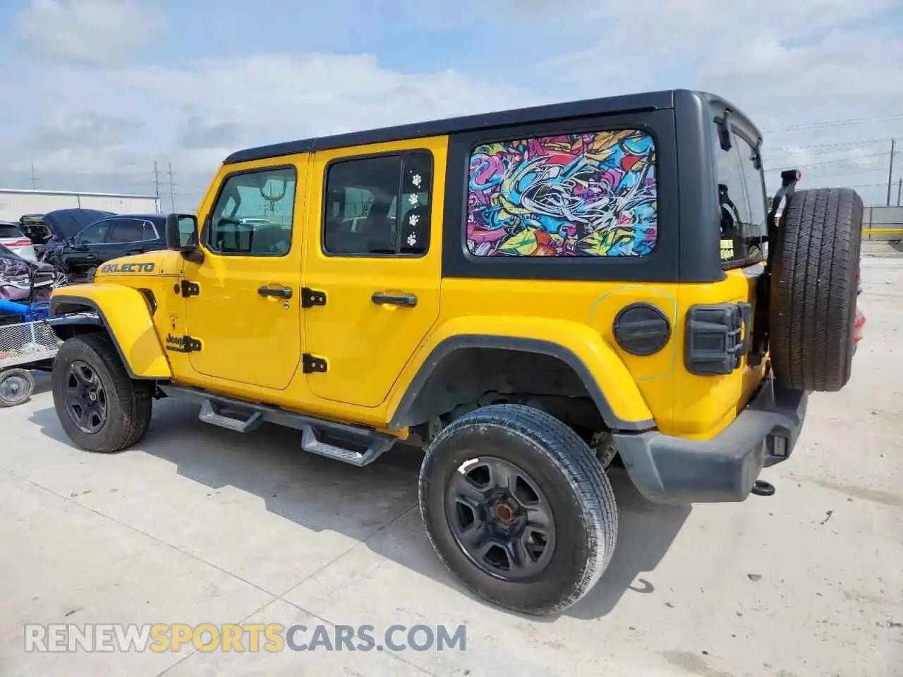 2 Photograph of a damaged car 1C4HJXDN2MW720806 JEEP WRANGLER 2021