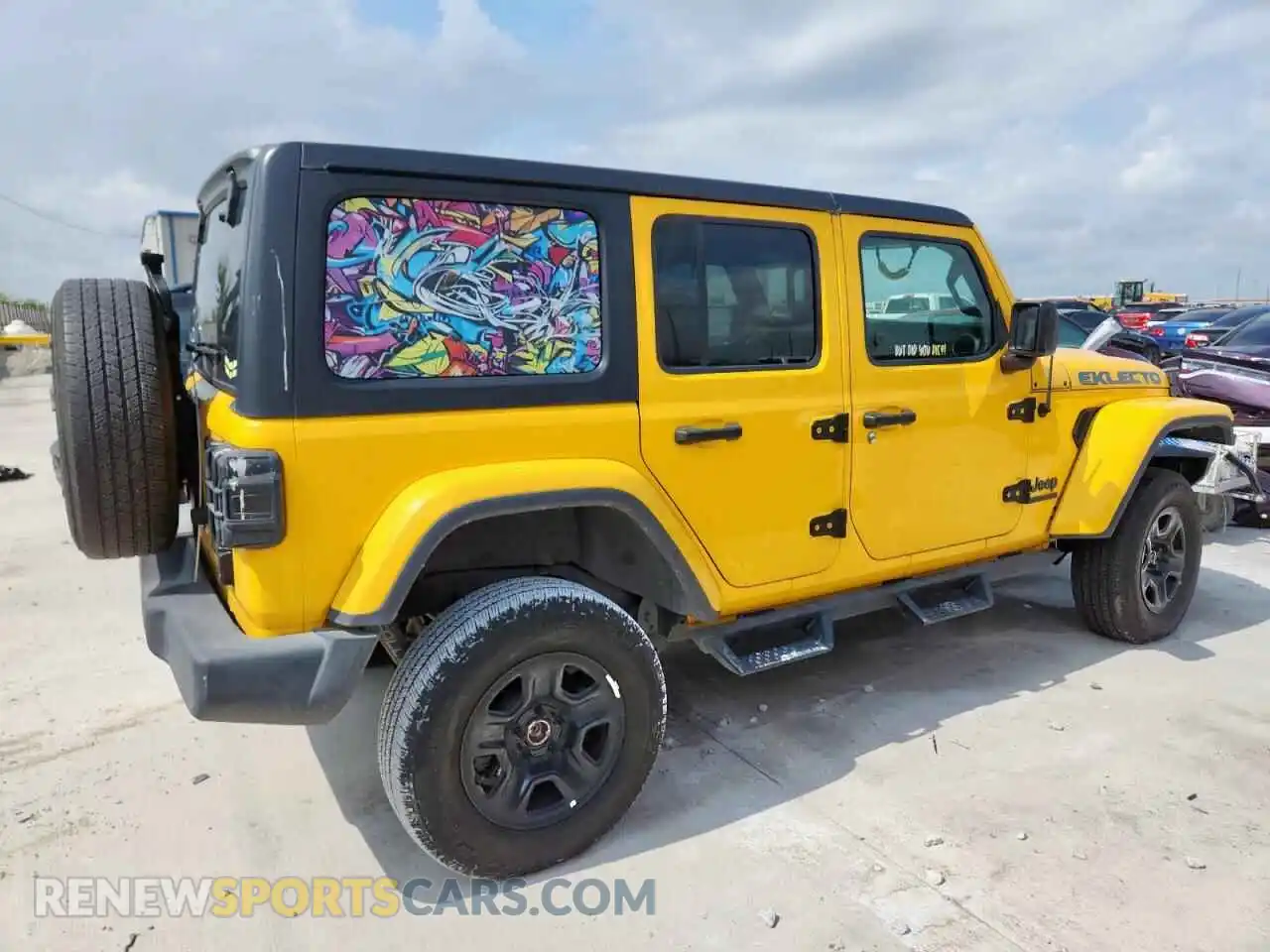3 Photograph of a damaged car 1C4HJXDN2MW720806 JEEP WRANGLER 2021