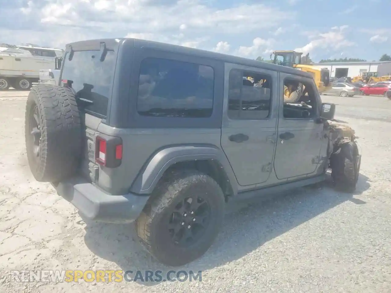 3 Photograph of a damaged car 1C4HJXDN2MW733927 JEEP WRANGLER 2021