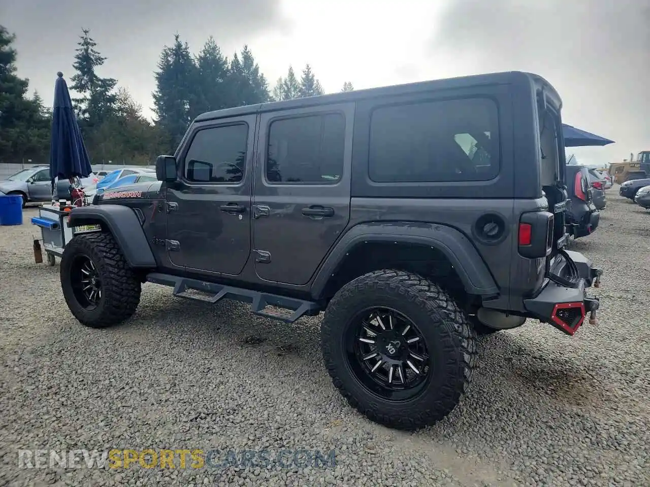 2 Photograph of a damaged car 1C4HJXDN2MW786532 JEEP WRANGLER 2021