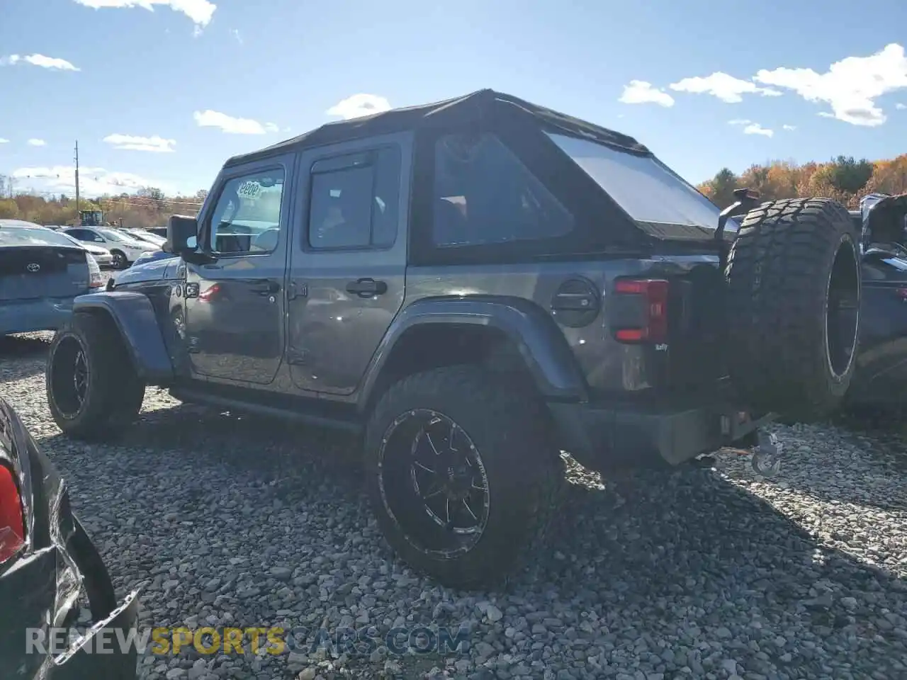 2 Photograph of a damaged car 1C4HJXDN3MW604840 JEEP WRANGLER 2021