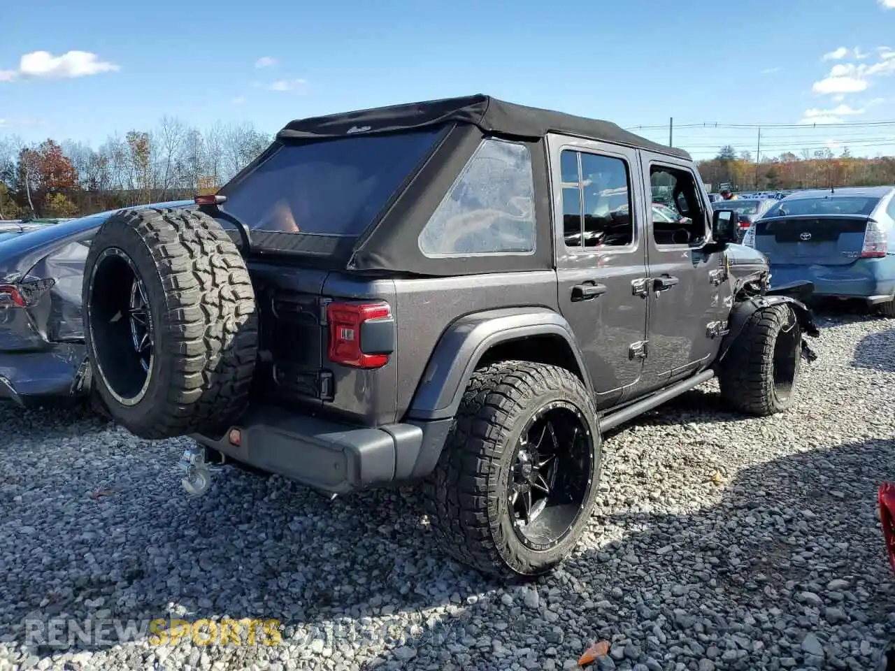 3 Photograph of a damaged car 1C4HJXDN3MW604840 JEEP WRANGLER 2021