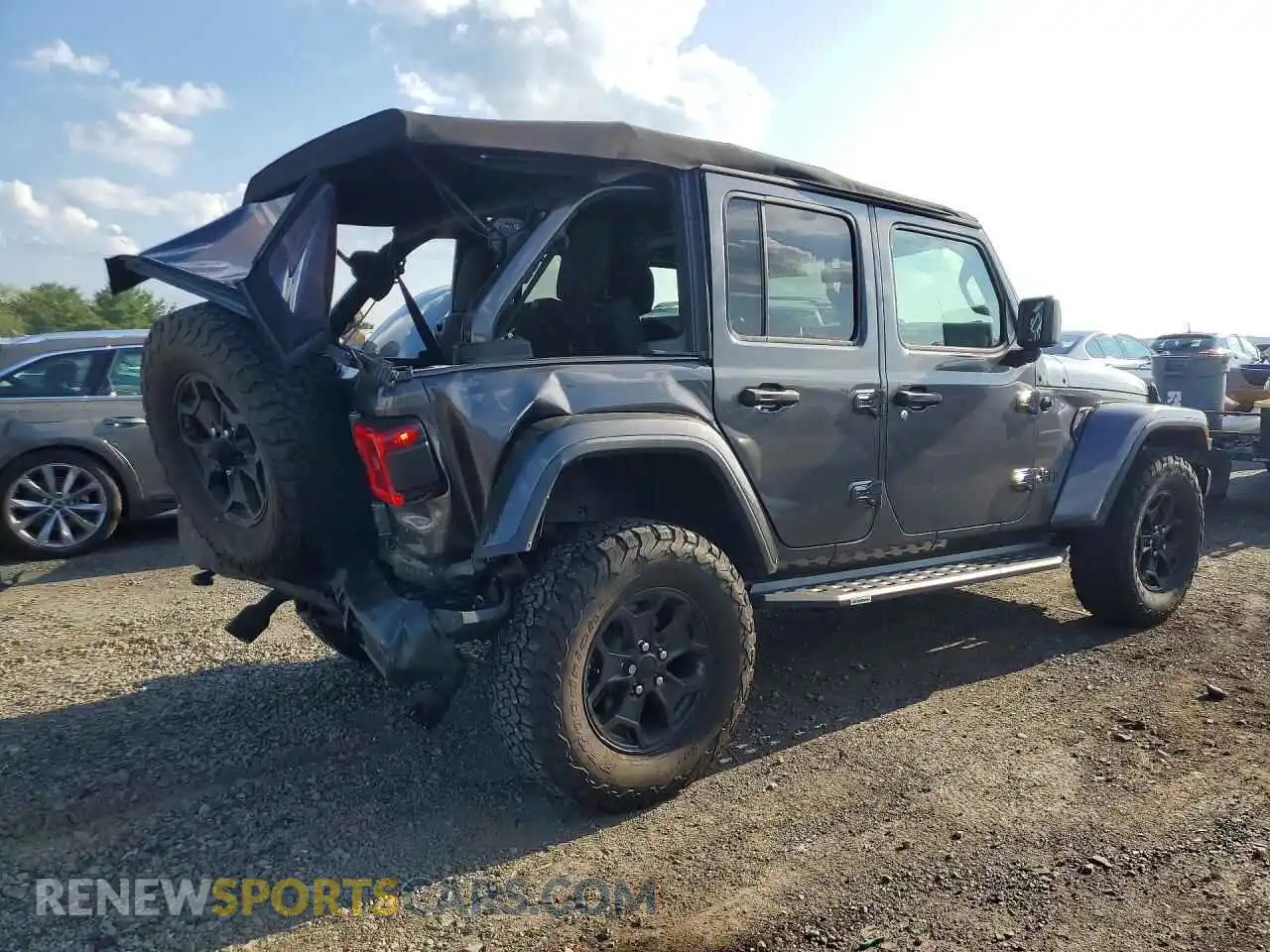 3 fotografías del automóvil dañado 1C4HJXDN3MW617751 JEEP WRANGLER 2021