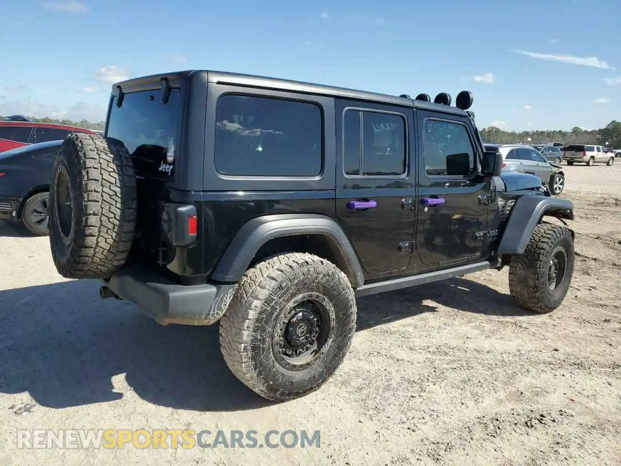 3 Photograph of a damaged car 1C4HJXDN3MW680459 JEEP WRANGLER 2021