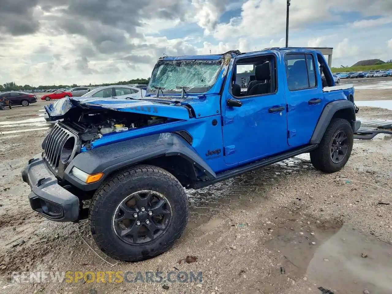 1 Фотография поврежденного автомобиля 1C4HJXDN3MW730731 JEEP WRANGLER 2021