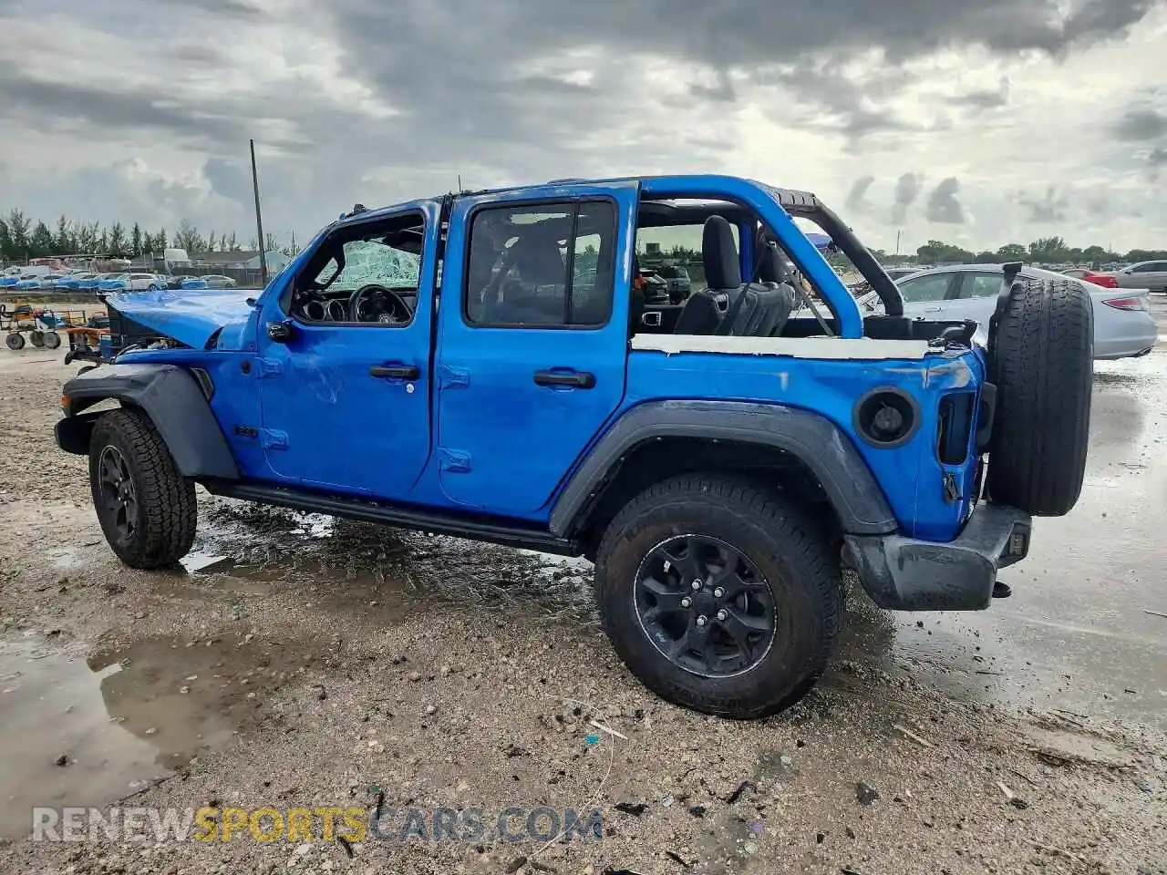 2 Фотография поврежденного автомобиля 1C4HJXDN3MW730731 JEEP WRANGLER 2021