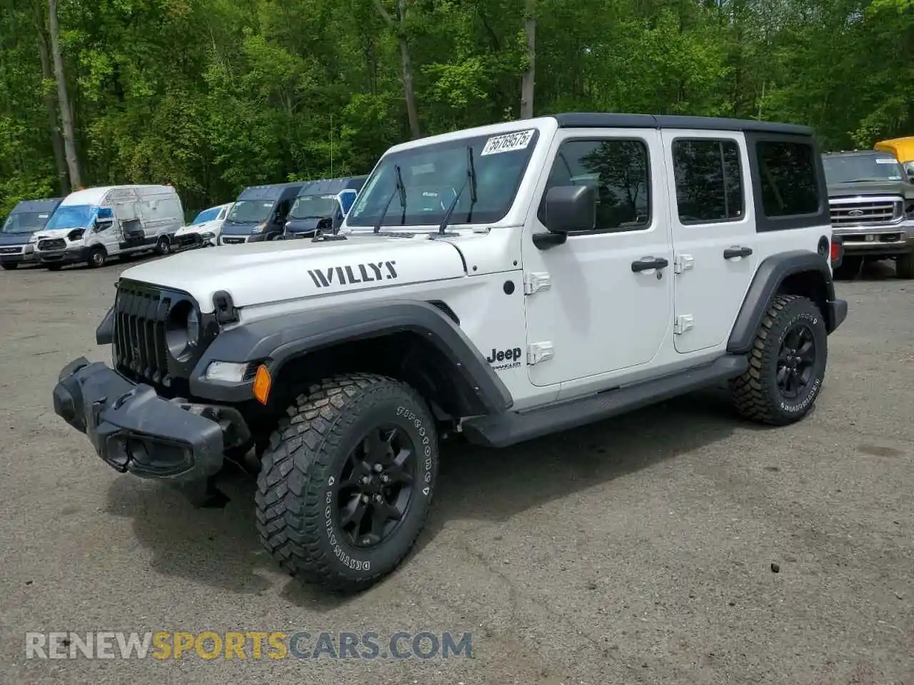 1 Photograph of a damaged car 1C4HJXDN3MW731183 JEEP WRANGLER 2021