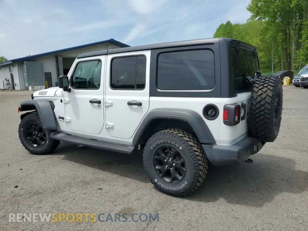 2 Photograph of a damaged car 1C4HJXDN3MW731183 JEEP WRANGLER 2021