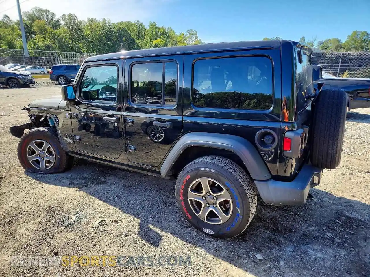 2 fotografías del automóvil dañado 1C4HJXDN3MW739123 JEEP WRANGLER 2021