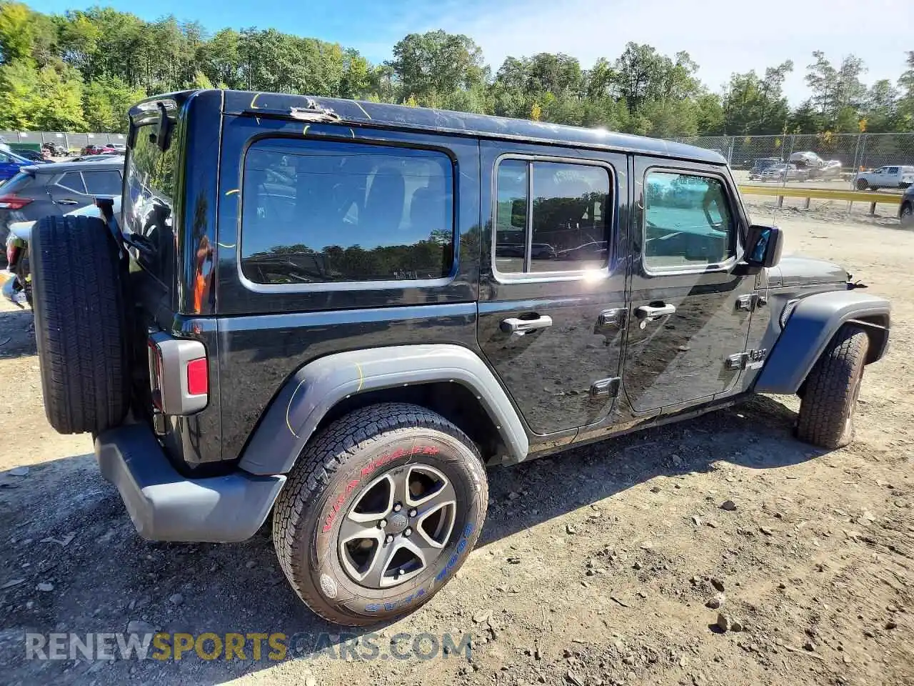 3 fotografías del automóvil dañado 1C4HJXDN3MW739123 JEEP WRANGLER 2021