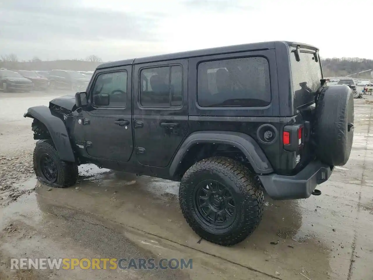 2 Photograph of a damaged car 1C4HJXDN3MW751207 JEEP WRANGLER 2021