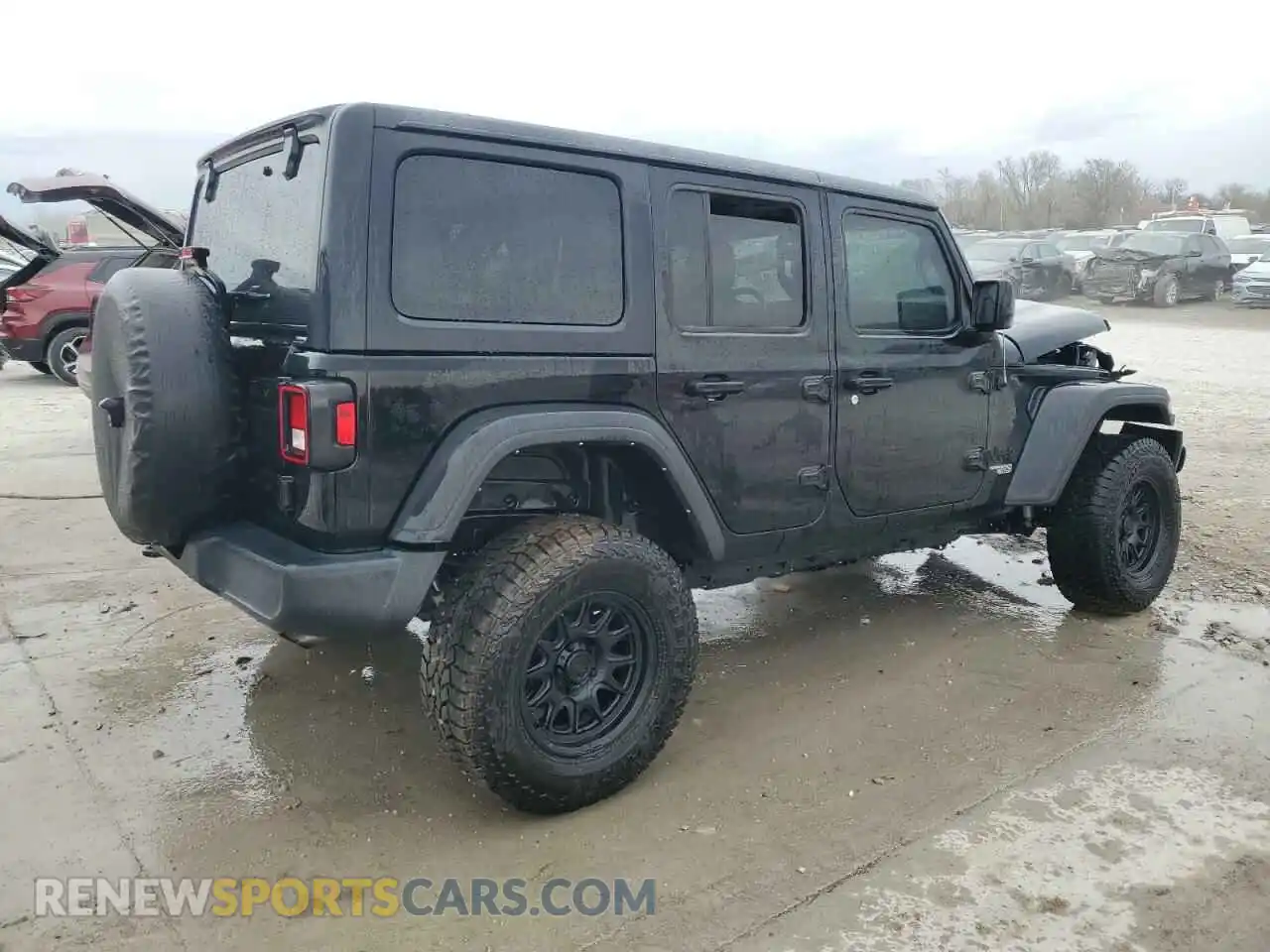 3 Photograph of a damaged car 1C4HJXDN3MW751207 JEEP WRANGLER 2021