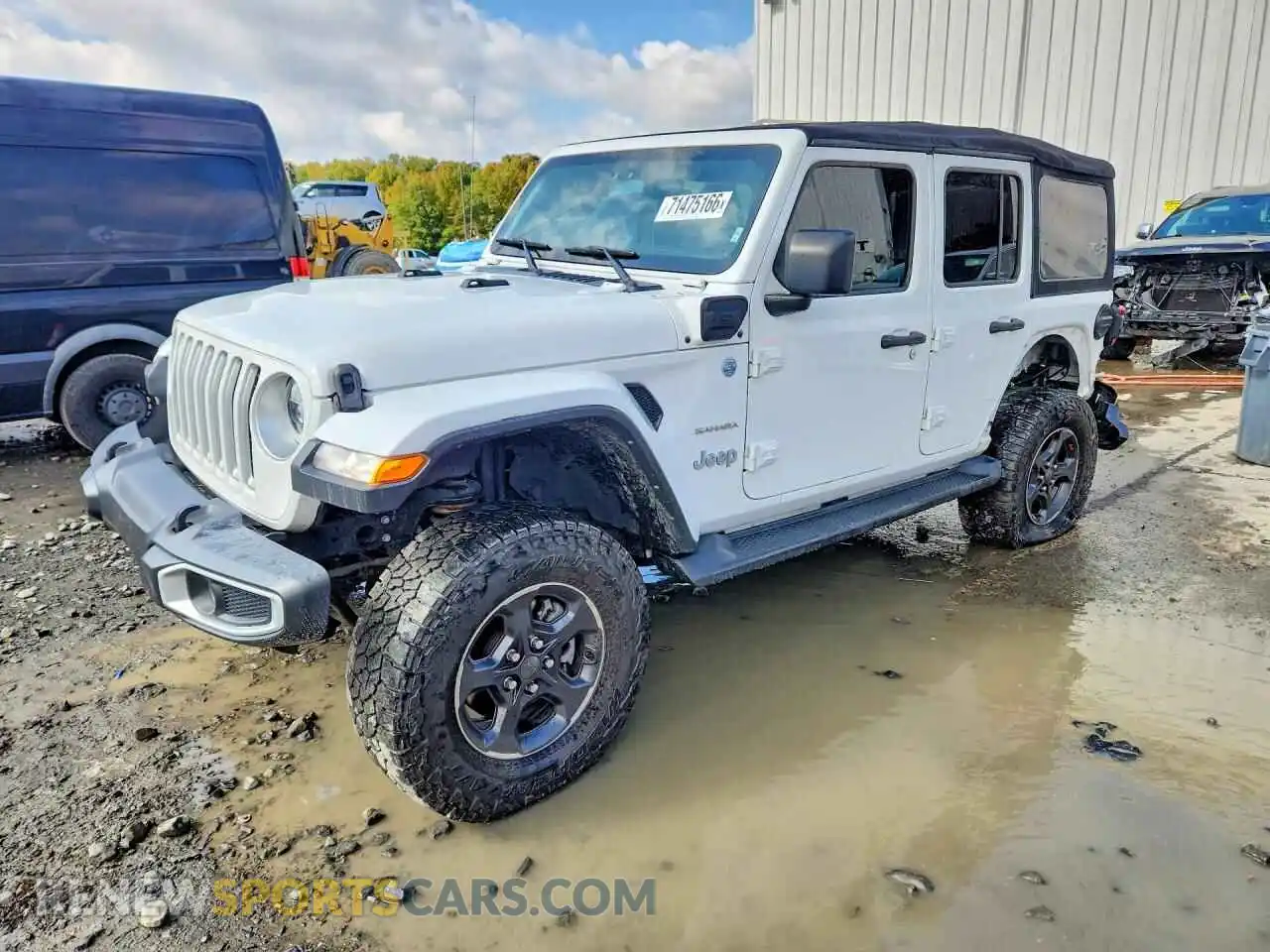 1 fotografías del automóvil dañado 1C4HJXDN4MW592259 JEEP WRANGLER 2021